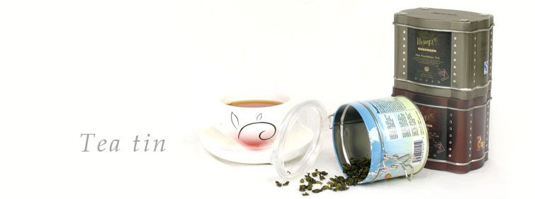 Hot sales tea tin